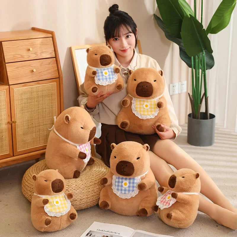 Baby Capybara Animal Dress-up Plushie Collection