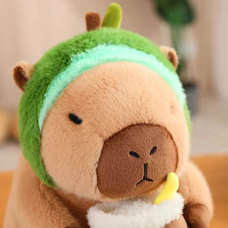 Baby Capybara Animal Dress-up Plushie Collection