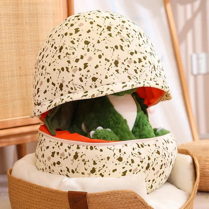 Adorable 2-in-1 Plush Baby Dragon Egg Companion