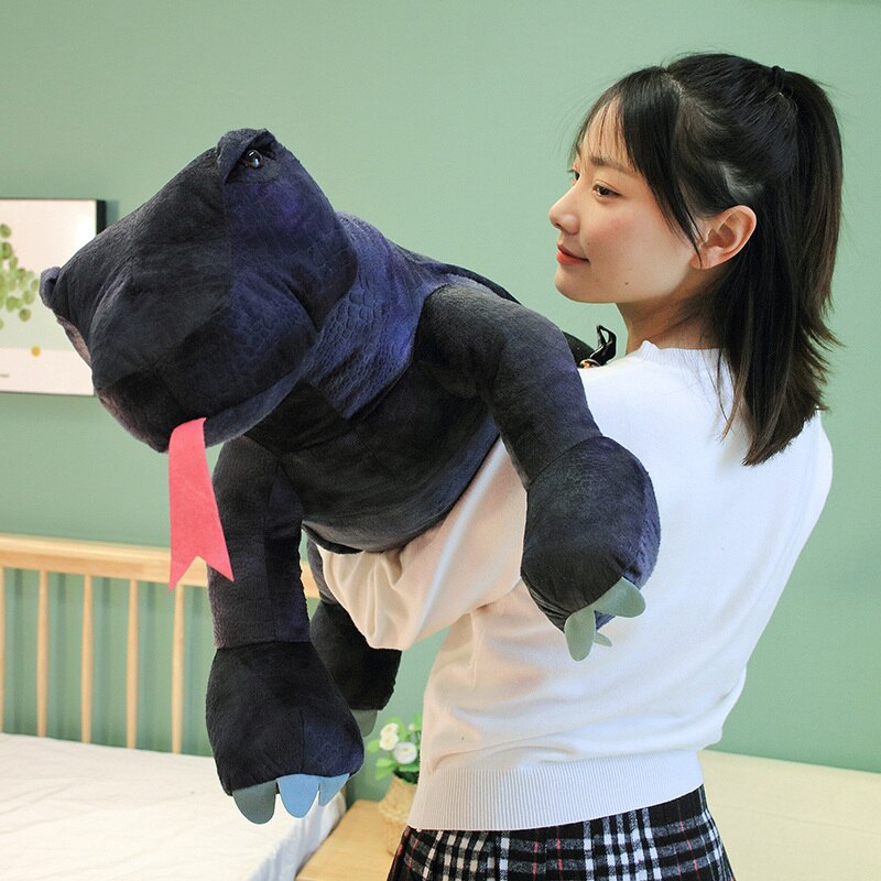 Cuddly Baja the Black Komodo Dragon Lizard Plush Toy