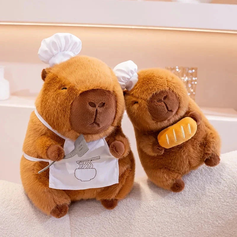 Baker and Chef Capybara Plush Collection