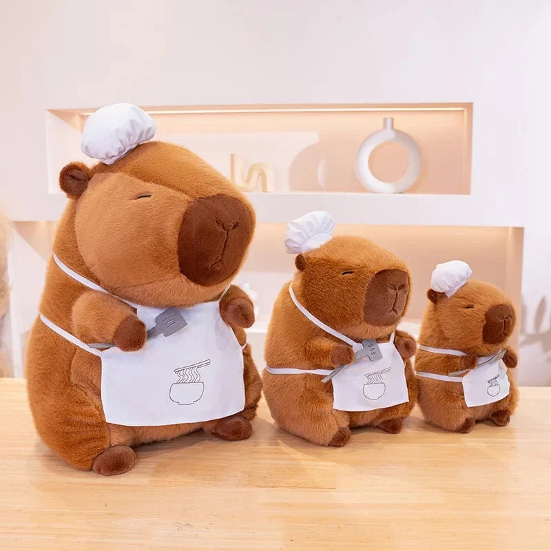 Baker and Chef Capybara Plush Collection