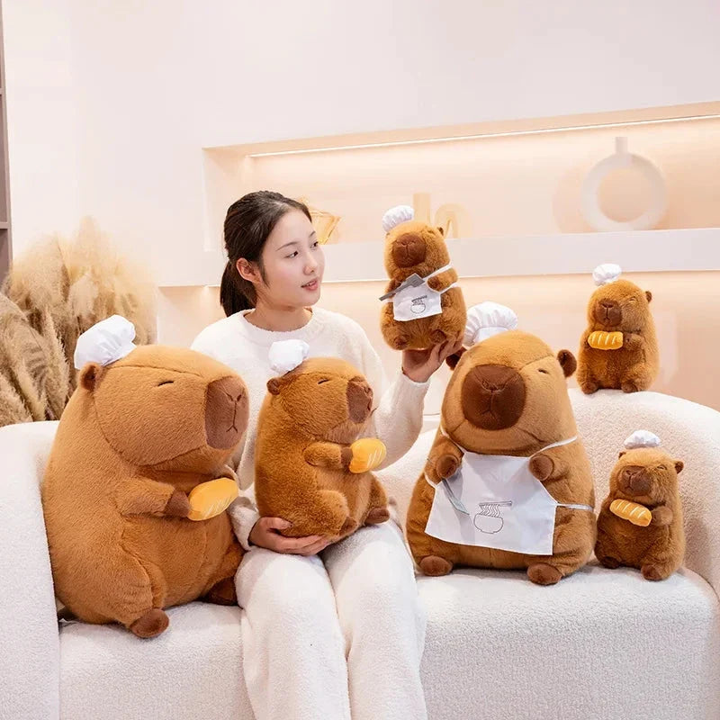 Baker and Chef Capybara Plush Collection