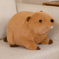 Cuddly Billy & Willy the Adorable Fluffy Brown Beaver Plush Toy