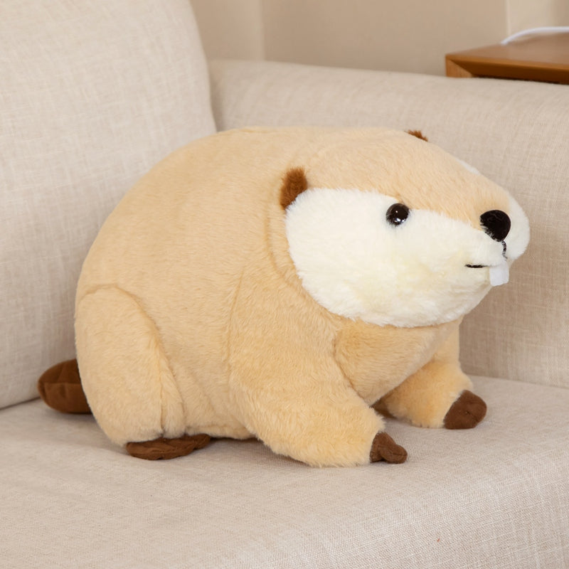 Cuddly Brown Beaver Plush Toy - Billy & Willy Edition