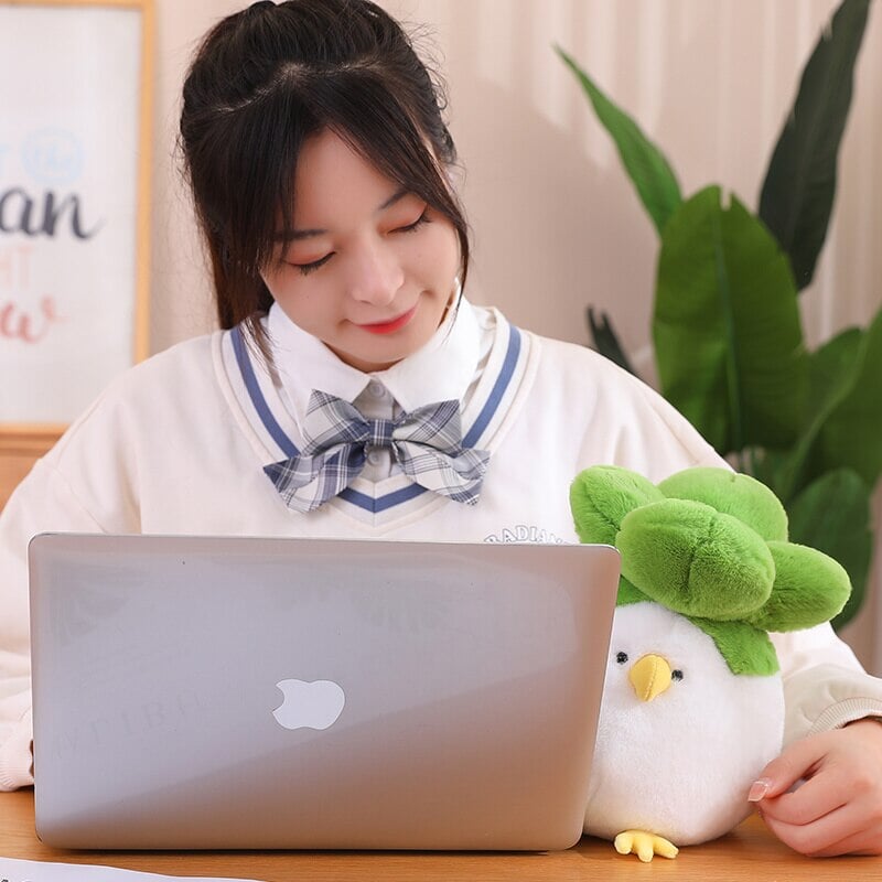Adorable Birdie the Bok Choy Chicken Plush Toy