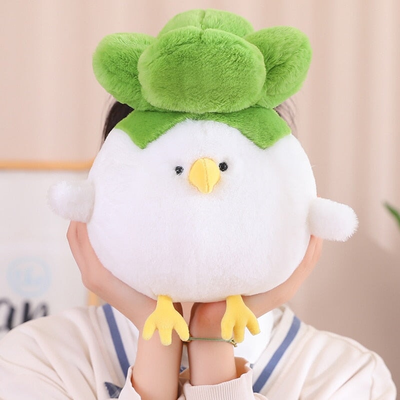 Adorable Birdie the Bok Choy Chicken Plush Toy