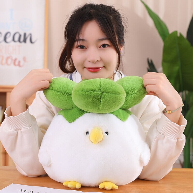 Adorable Birdie the Bok Choy Chicken Plush Toy