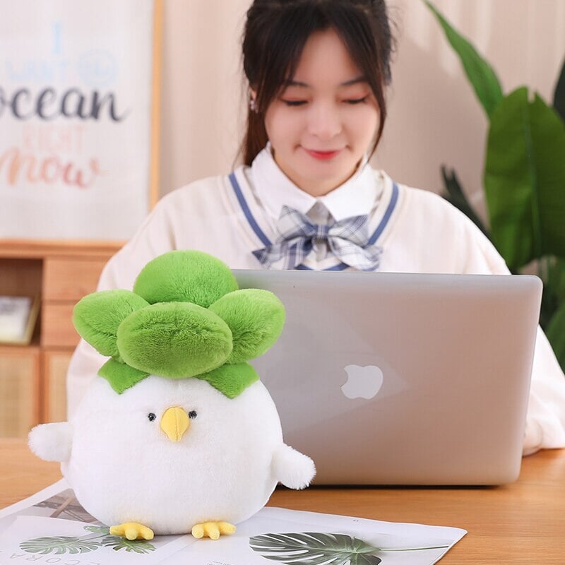 Adorable Birdie the Bok Choy Chicken Plush Toy