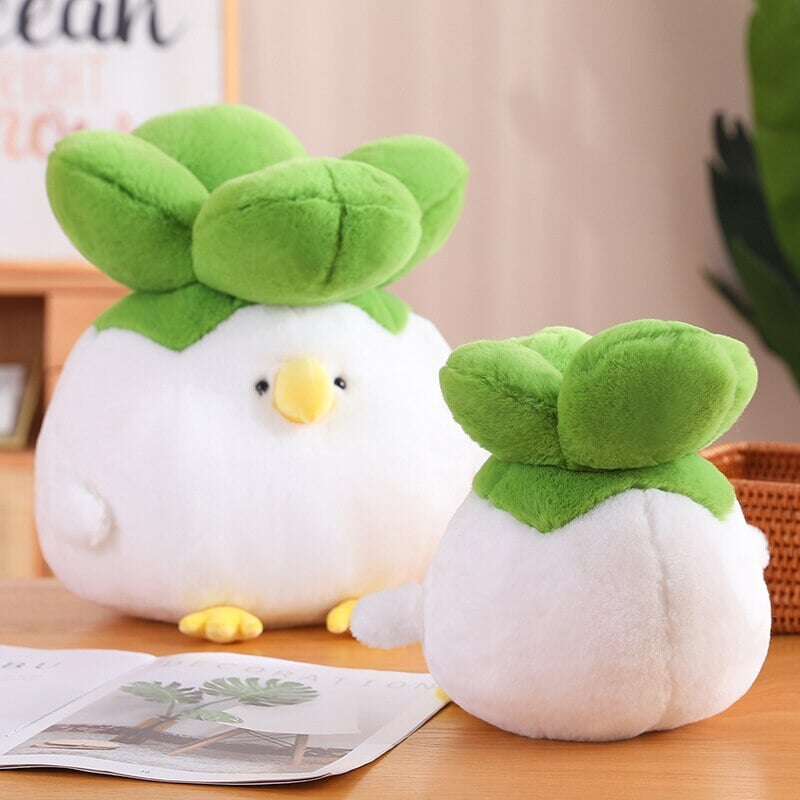 Adorable Birdie the Bok Choy Chicken Plush Toy