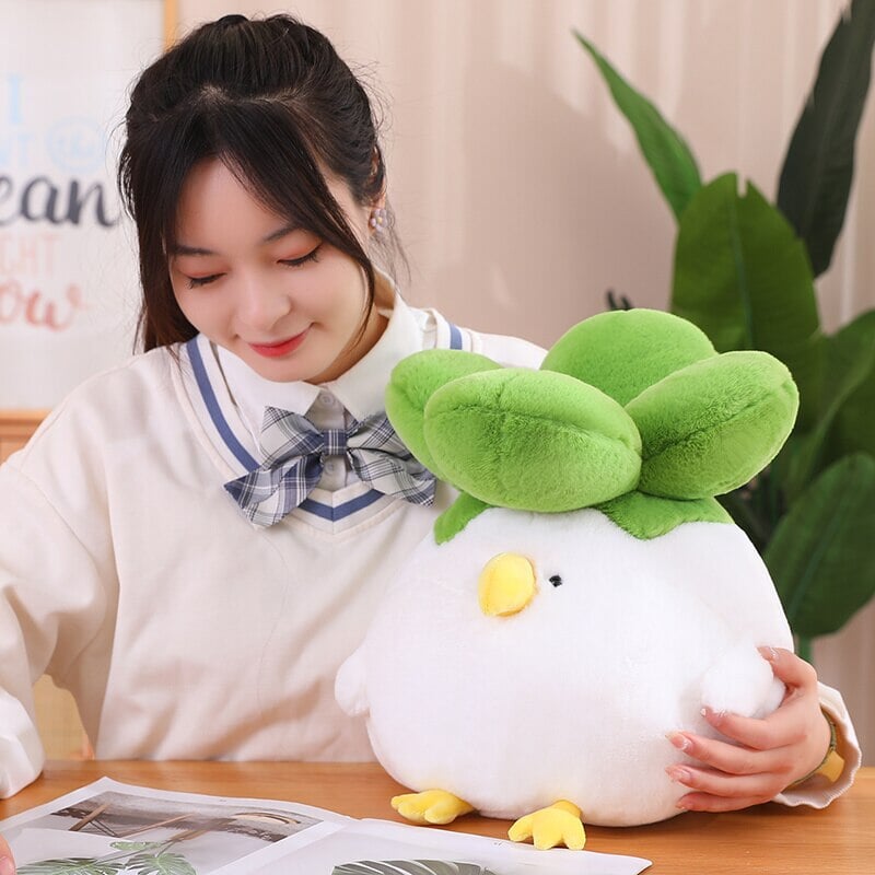 Adorable Birdie the Bok Choy Chicken Plush Toy
