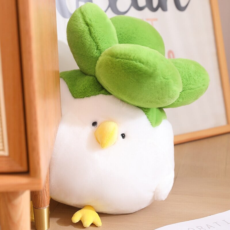 Adorable Birdie the Bok Choy Chicken Plush Toy