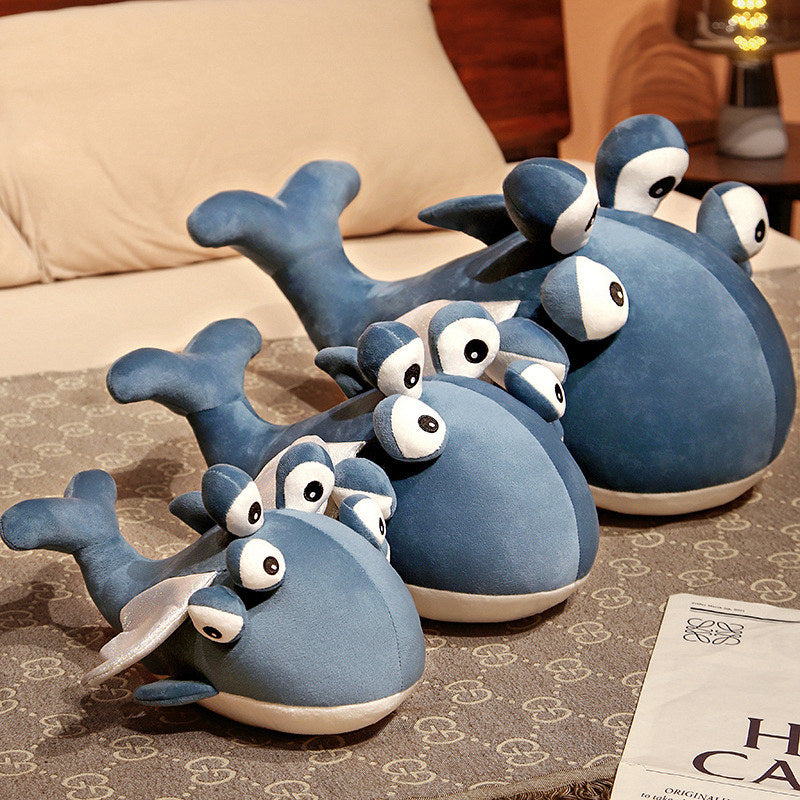 Magical Blue Winged Alien Whale Plush Toy