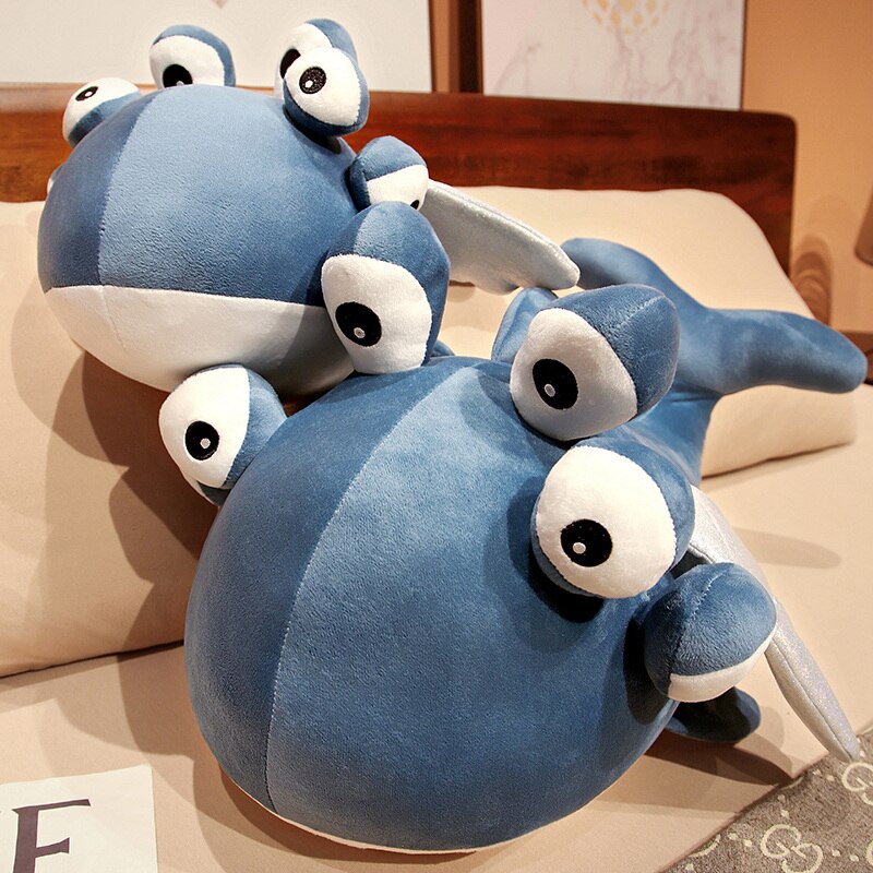 Magical Blue Winged Alien Whale Plush Toy