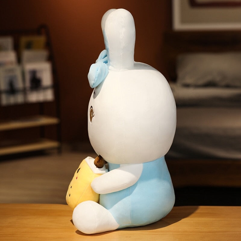 Adorable Boba Bunny Plushie Couple