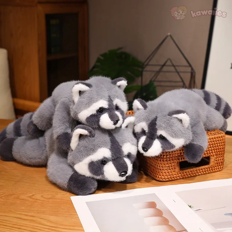 Boomer the Fluffy Raccoon Plushie