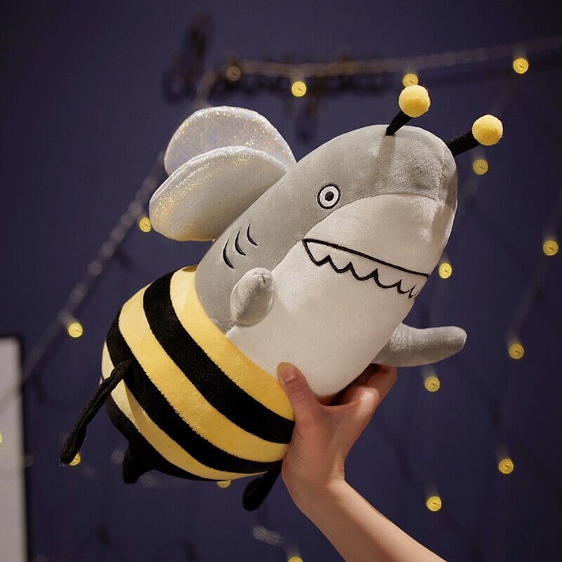 Adventurous Buzz the Shark & Bee Cuddly Plush Toy