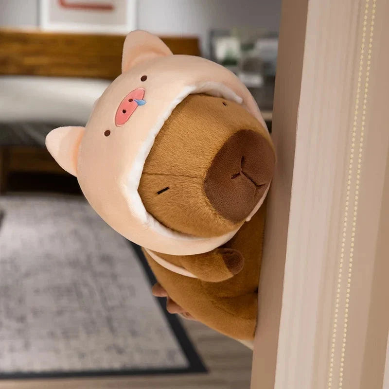 Capybara Animal Cosplay Hat Plushies