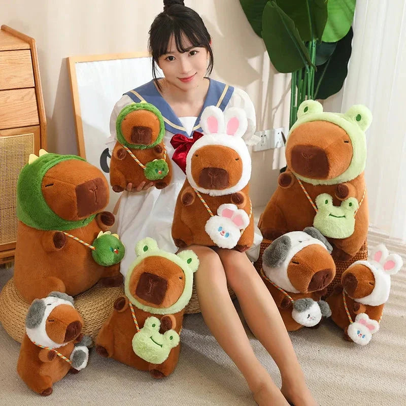 Capybara Frog Besties Costume Plush