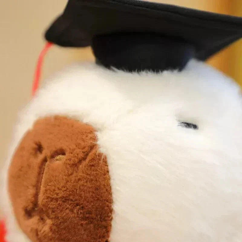 Adorable Capybara Graduation Plush Toys for Celebration!