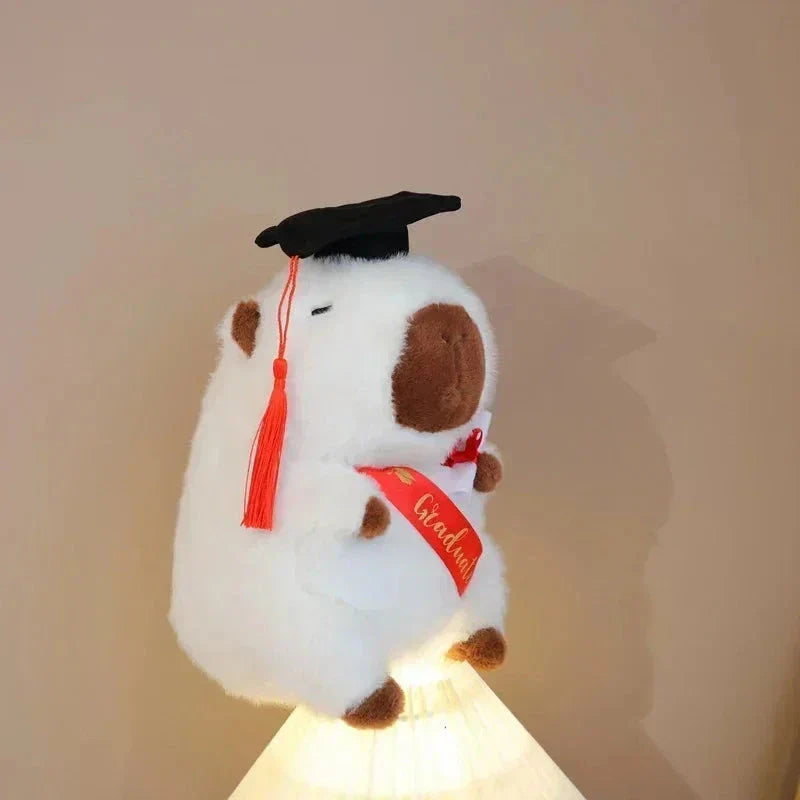 Adorable Capybara Graduation Plush Toys for Celebration!