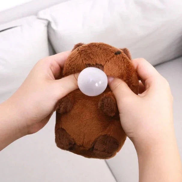Adorable Capybara Plush Keychain Pendant