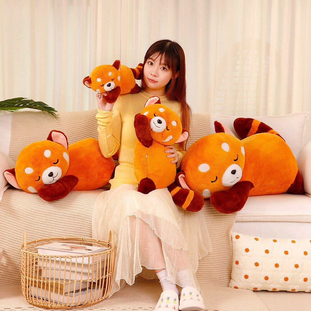 Chai the Sleeping Red Panda Plushie