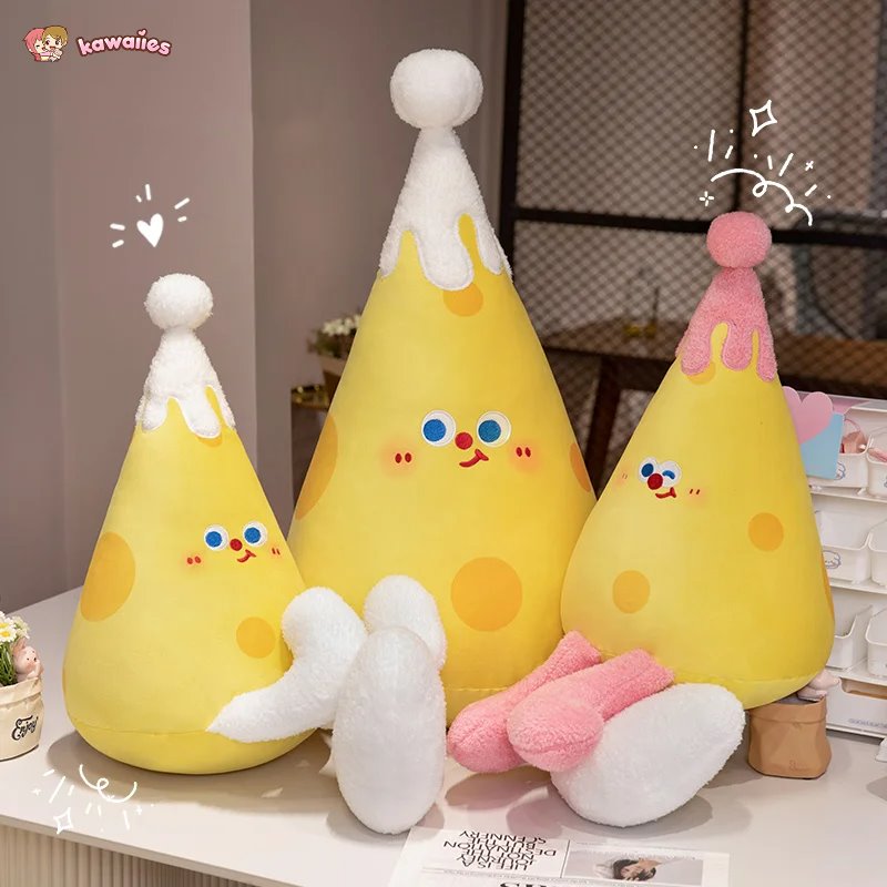 Adorable and Joyful Cheese Plush Toys