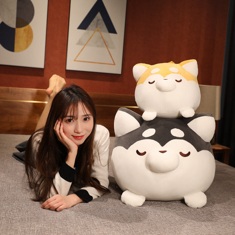 Adorably Chunky Shiba Inu Squad Plush Toys