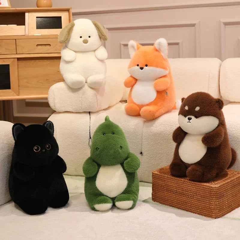 Chonky Fuzzy Animal Plush Friends
