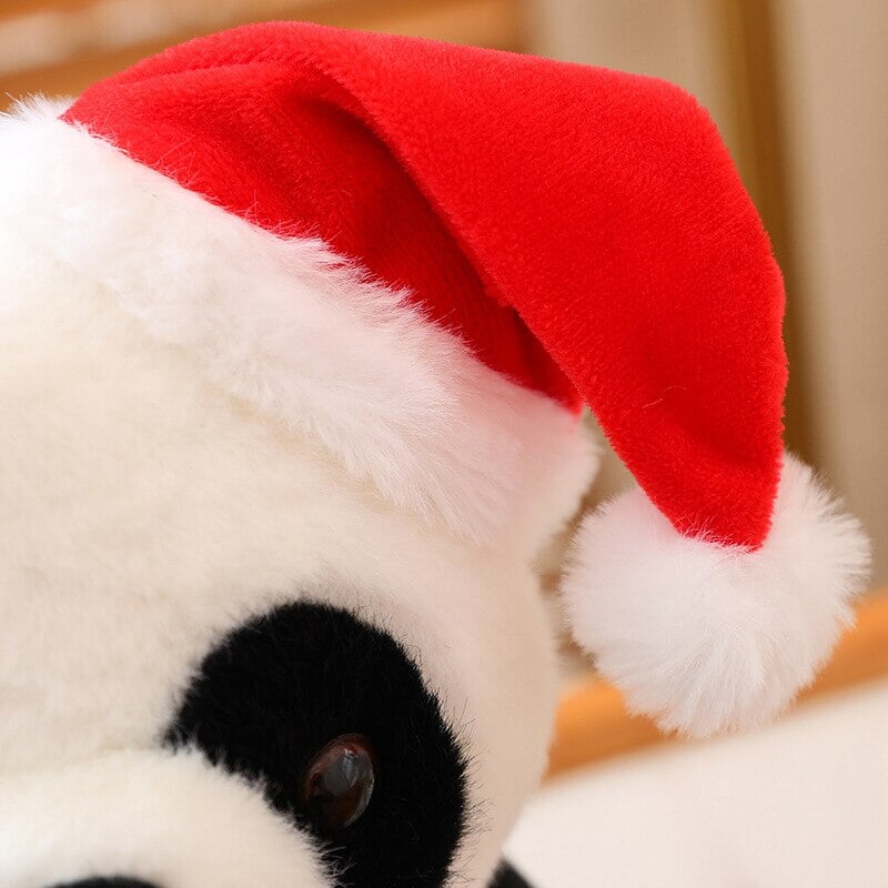 Adorable Santa Panda Holiday Plush Toys