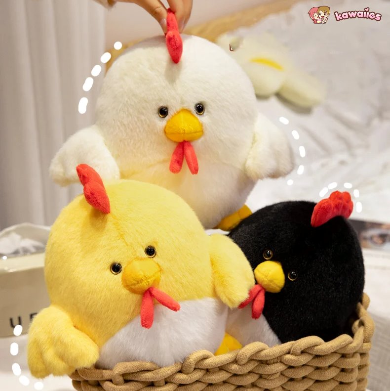 Adorable Chunky Chicken Stuffed Animals