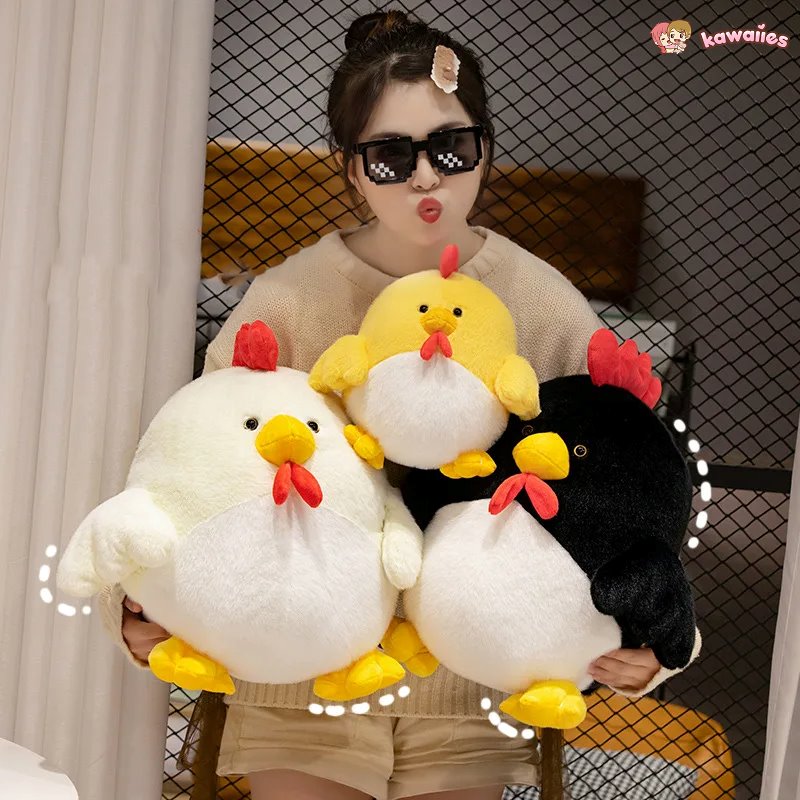 Adorable Chunky Chicken Stuffed Animals