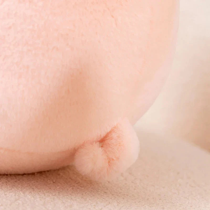 Adorable Chunky Love Heart Piggy Plush Toy
