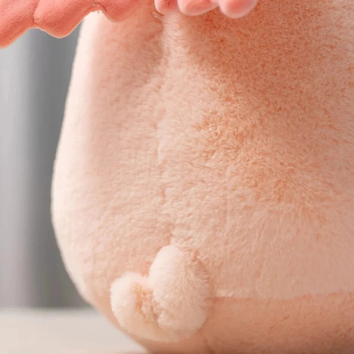 Adorable Chunky Love Heart Piggy Plush Toy