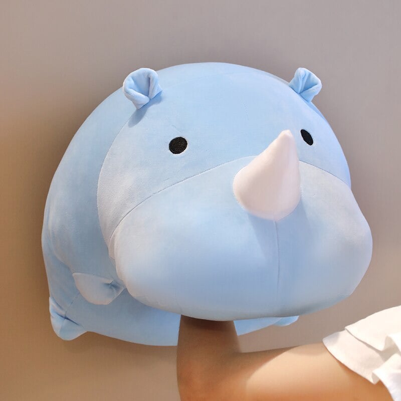 Cleo the Adorable Chunky Rhino Plush Toy