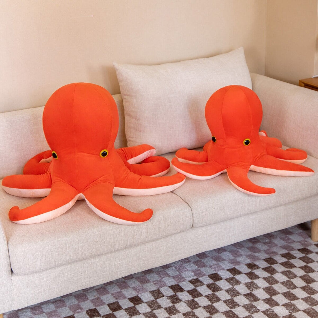 Vibrant Octopus Plushie Pair
