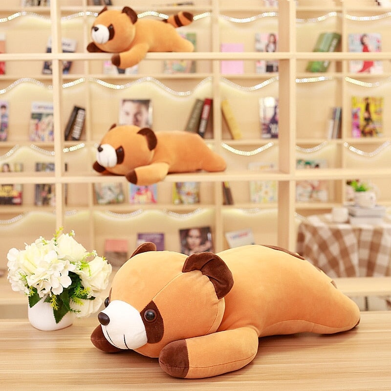 Cuddly Cooper the Charming Brown Raccoon Plush Toy