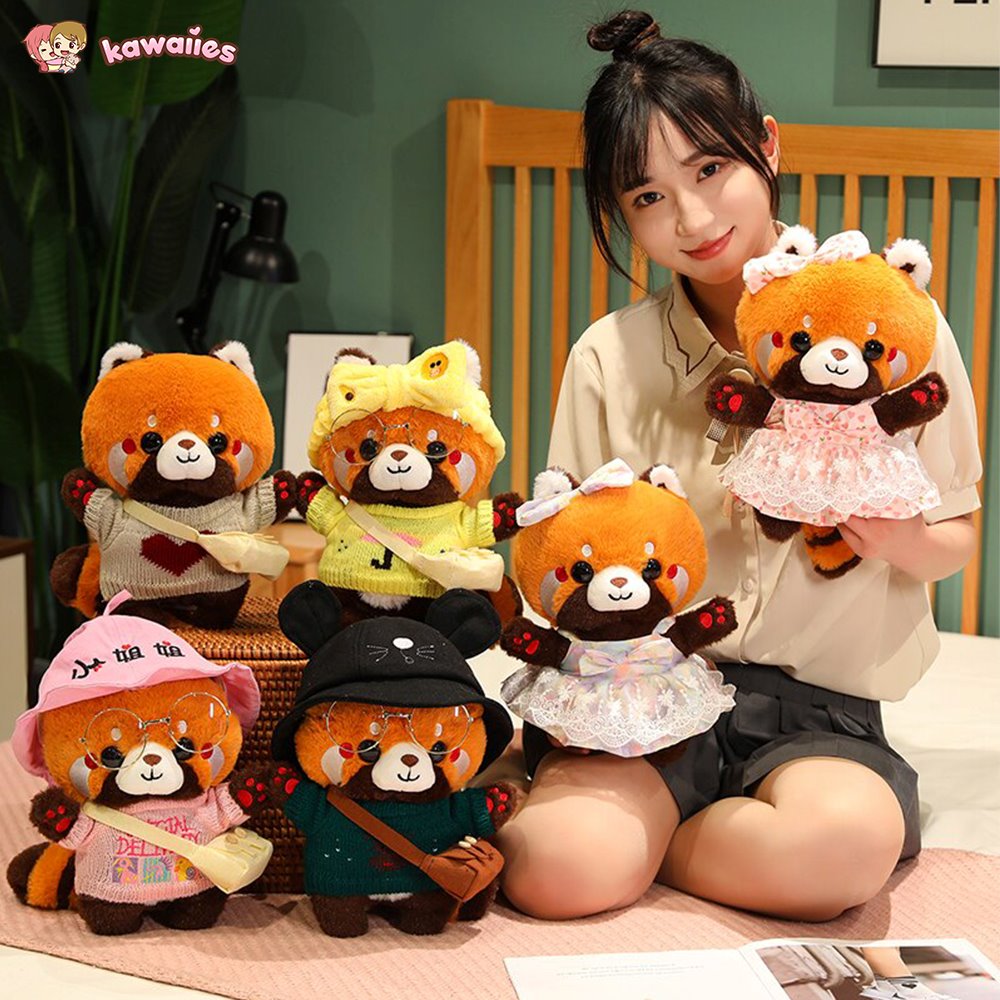 Adorable Chai the Red Panda Cosplay Plush Toy