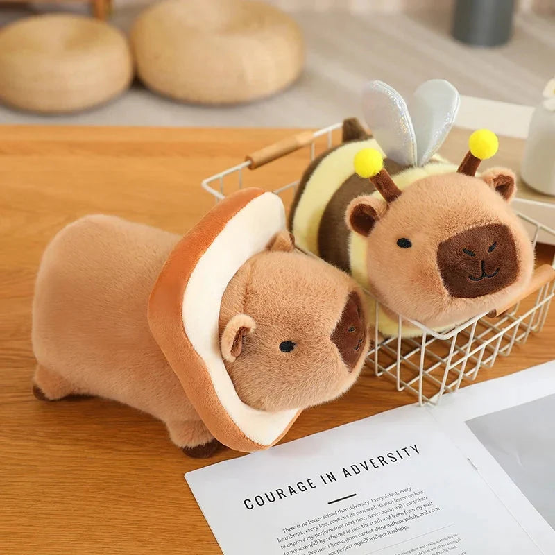 Adorable Laying Capybara Plush Toy for Cosplay Enthusiasts
