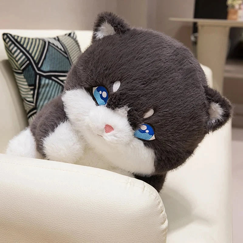 Cute Chubby Gray Ginger Cat Plushies