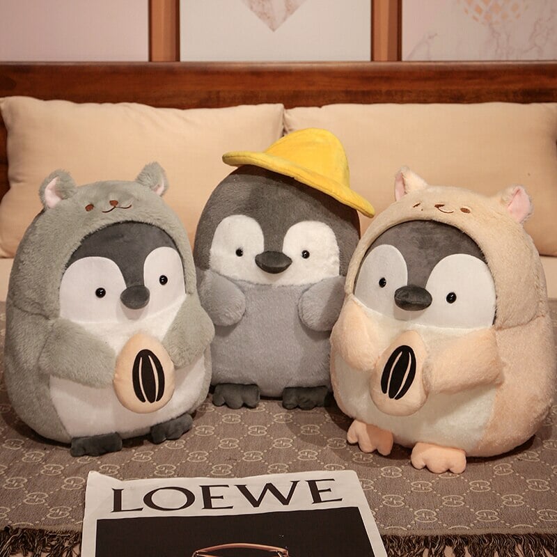 Cute Cuddly Penguin Plushie Family