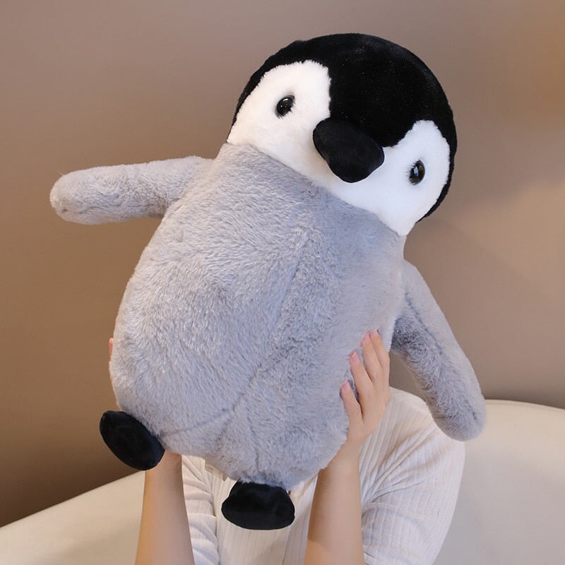 Adorable Fluffy Penguin and Walrus Plush Toys
