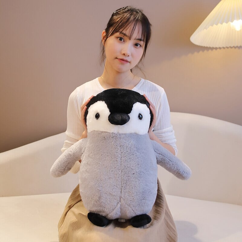 Adorable Fluffy Penguin and Walrus Plush Toys