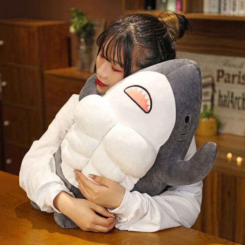 Adorable New Muscle Shark Plush Toys!