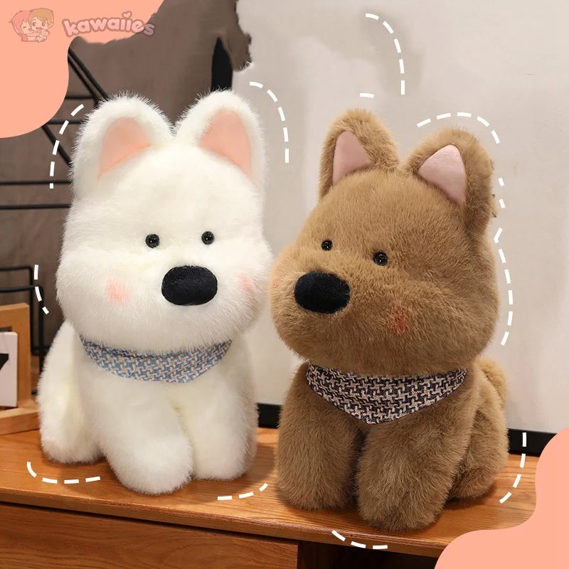 Adorable Dougal & Skye Plush West Highland Terrier Toy