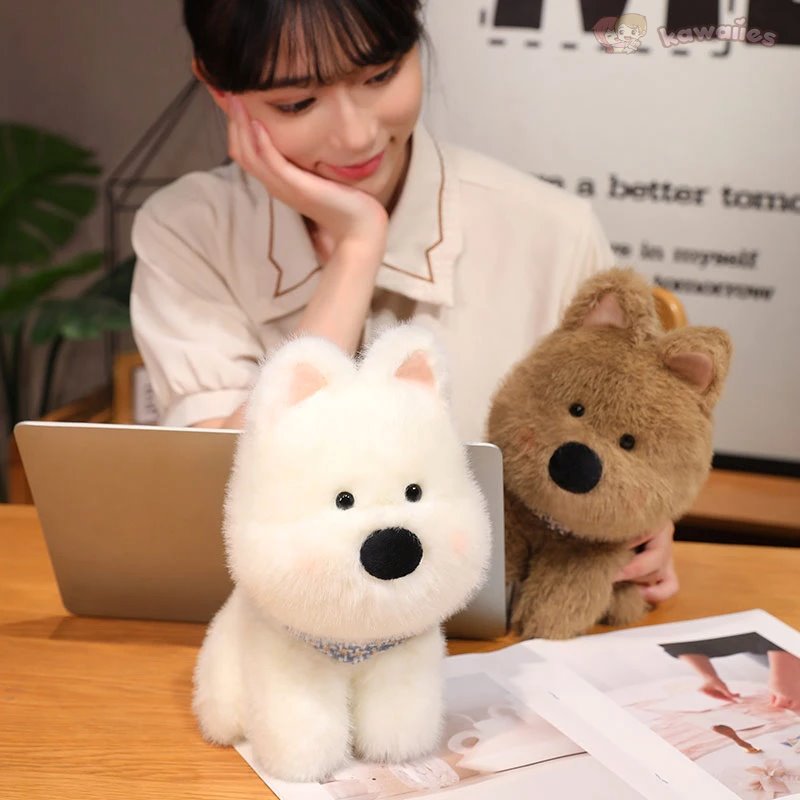 Adorable Dougal & Skye Plush West Highland Terrier Toy