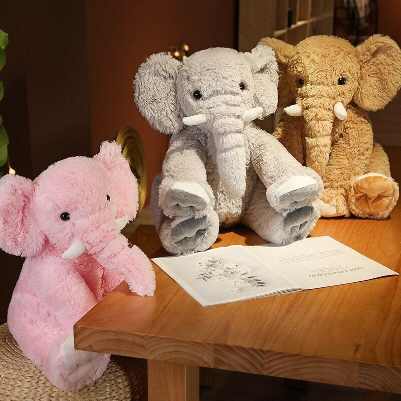 Eco Fluffy Elephant Family