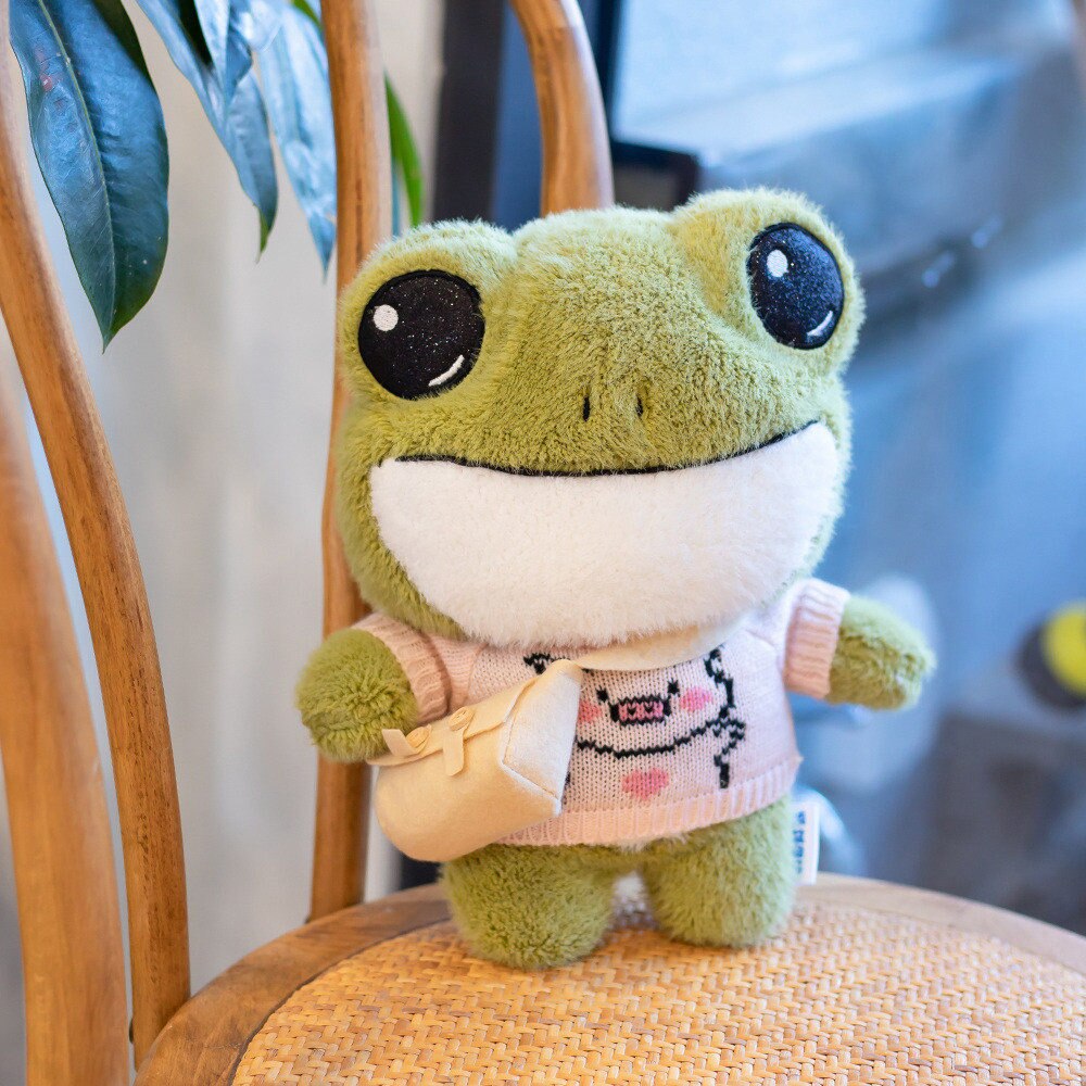 Adorable Finley Mini Frog Plushie Set