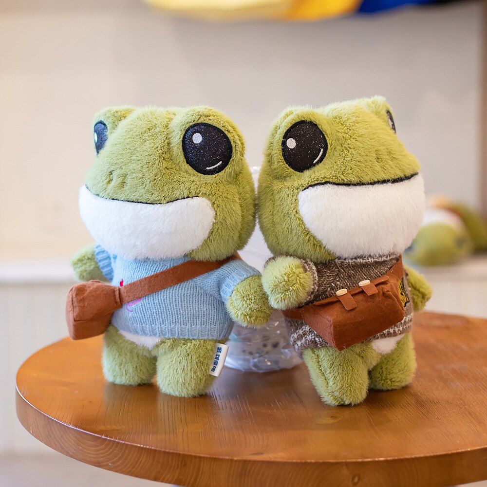 Adorable Finley Mini Frog Plushie Set